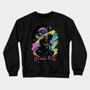 Dream Big, Never Give Up Crewneck Sweatshirt